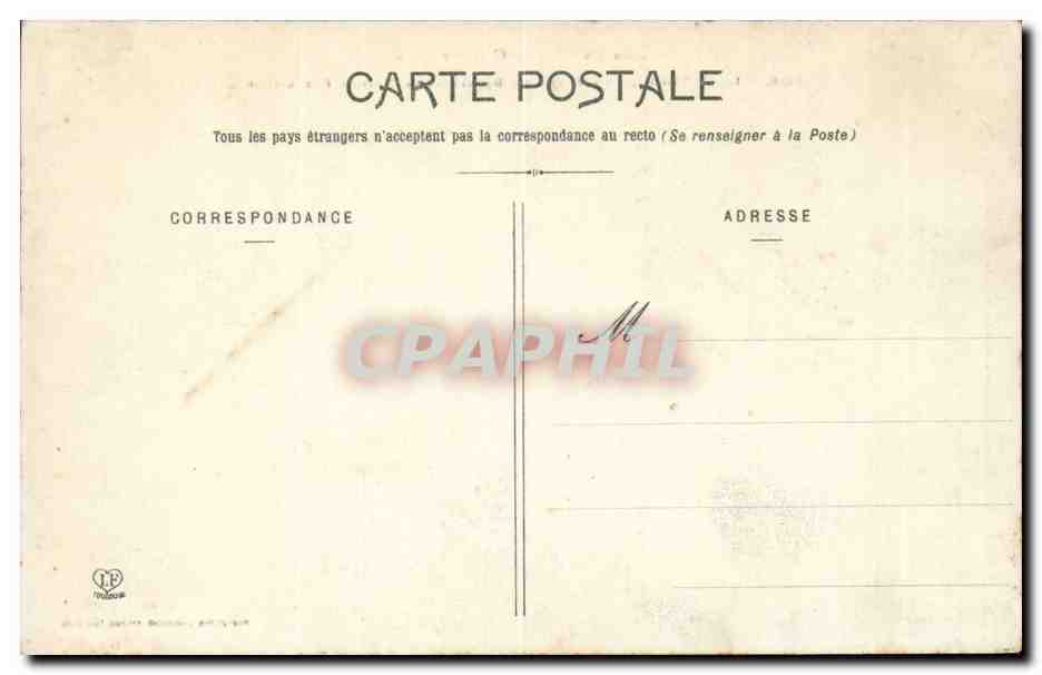 Le Canigou CPA La foret de Balatg et la maison forestiere — Rückseite
