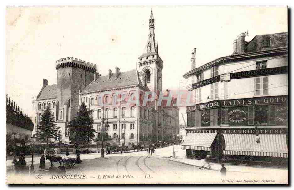 Angouleme CPA Hotel de ville