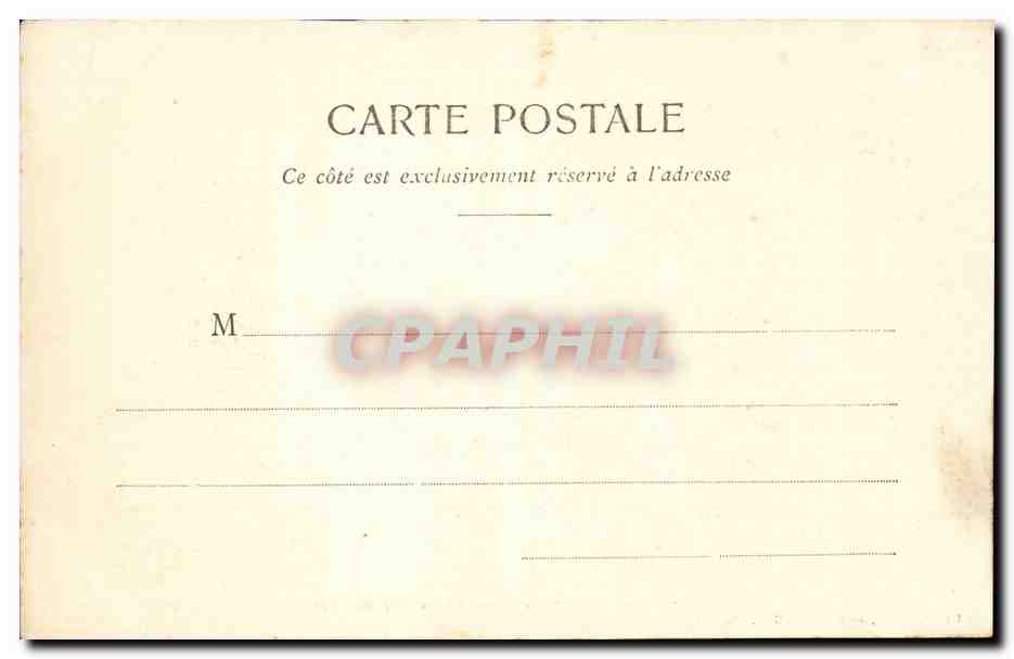 Cite de Carcassonne cPA Eglise St Nazaire — Verso