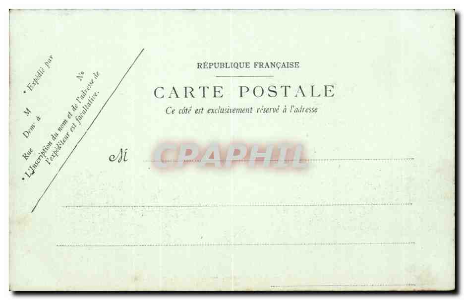 Environs d'Angouleme CPA la couronne L'abbaye — Verso