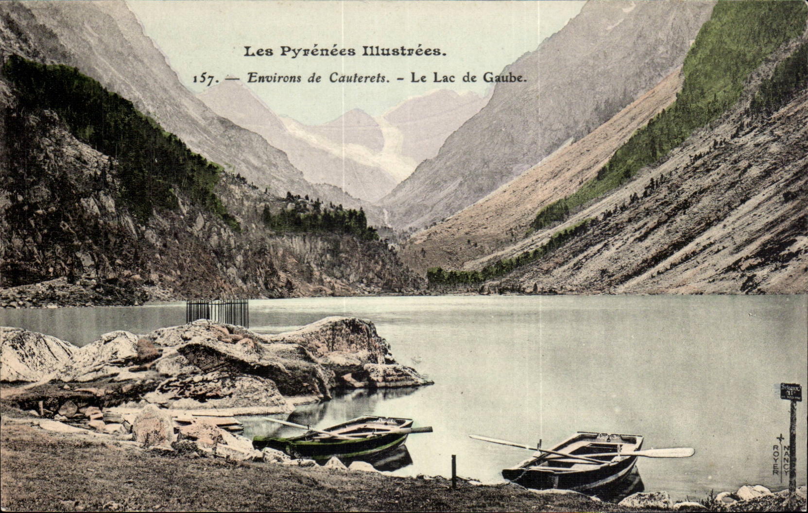 Les Pyrénées Illustrées. 157 — Environs de Cauterets — Le Lac de Gaube.