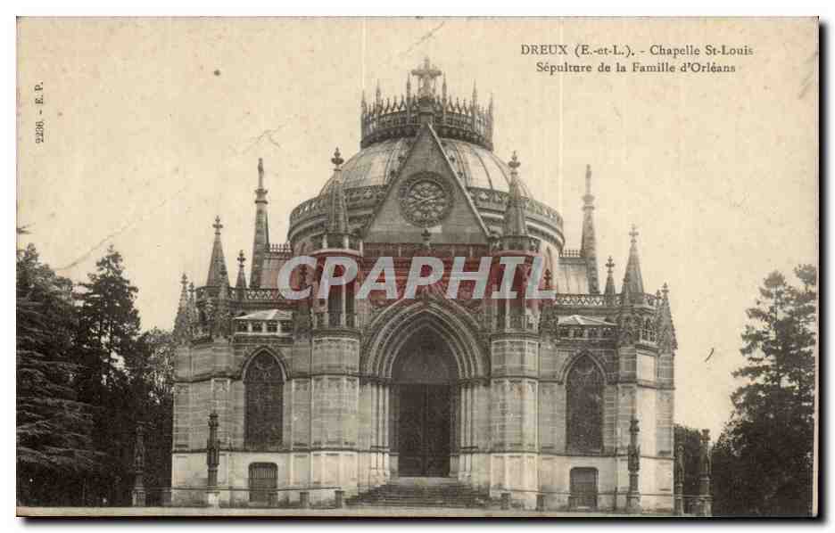 Dreux (E.-et-L.) - Chapelle St-Louis - Sépulture de la Famille d'Orléans
