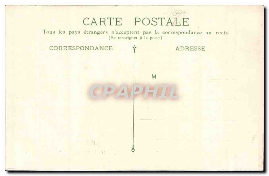 Bordeaux CPA Perspective des allees de Tourny et du cours du XXX juillet — Verso