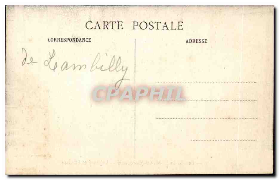 Bordeaux CPA Caveau de ST Michel La mere et l'enfant — Verso