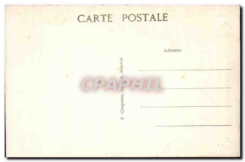 La Baule sur mer CPA Le remblai vers le casino — Back