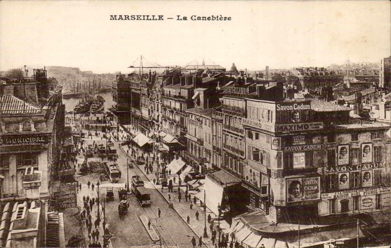 Marseille CPA La canebiere