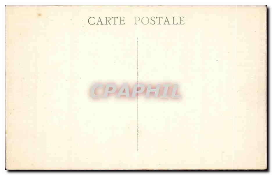 Marseille CPA La canebiere — Verso