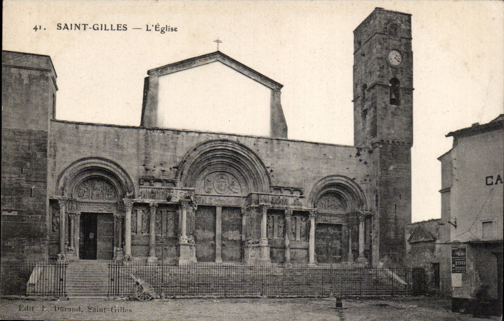 Saint-Gilles — L'Église — Edit. L. Dürand, Saint-Gilles