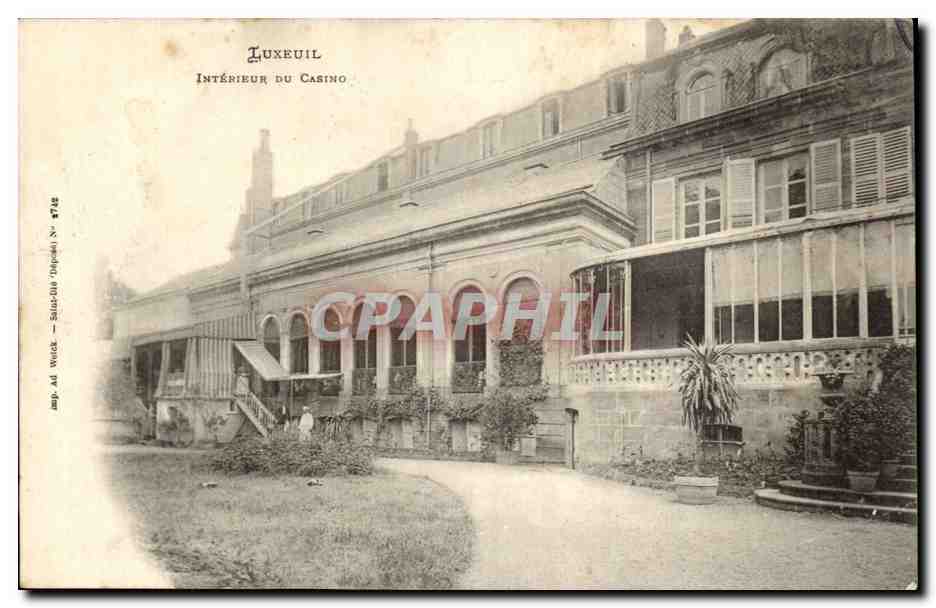 LUXEUIL — Intérieur du Casino — A. WERCK, N° 8748