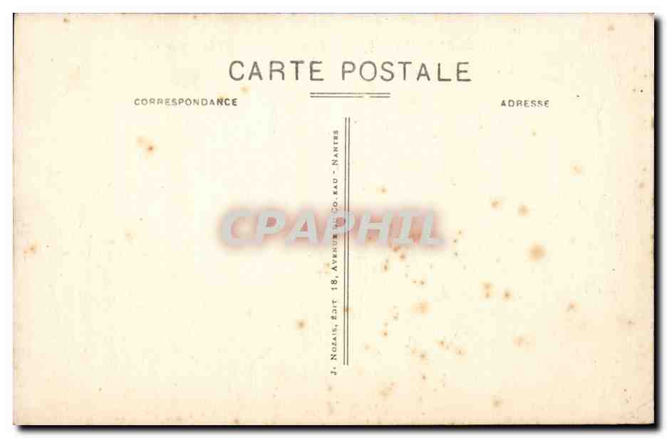 Pornichet CPA Effet de crepuscule devant le casino (ane donkey mule) — Rückseite