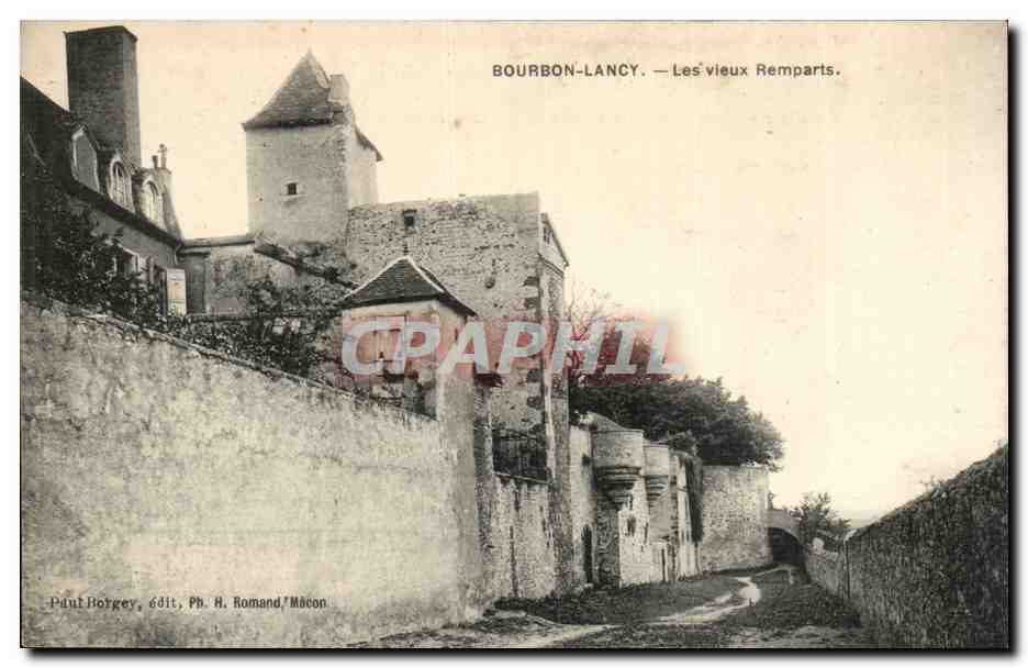 Bourbon-Lancy — Les vieux Remparts — Paul Hotgey, édit. Ph. H. Romand/Mâcon