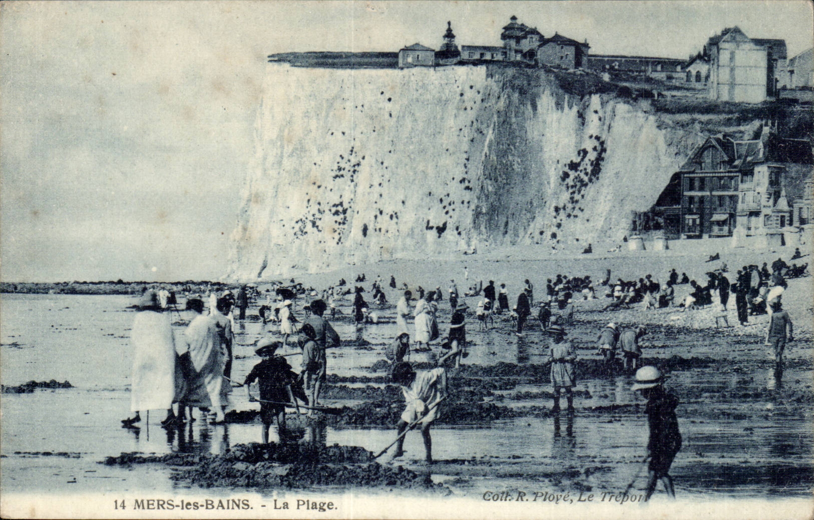 MERS-les-BAINS - La Plage — Coiff. R. Ployé, Le Trépon