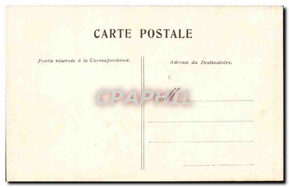 Paris CPA La colonne Vendome — Verso