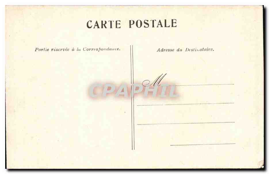 Paris CPA La place de la concorde — Rückseite