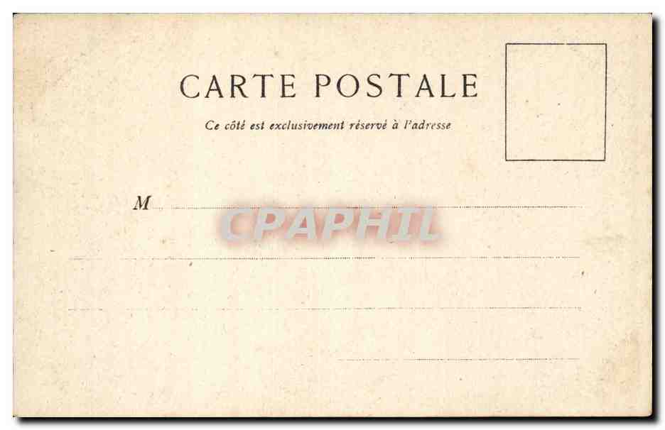 Paris CPA Pont du carrousel — Rückseite