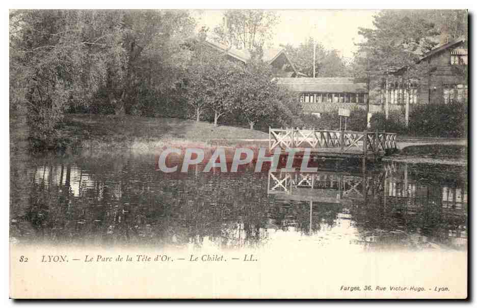 LYON — Le Parc de la Tête d'Or — Le Châlet — Farges, 36, Rue Victor-Hugo, Lyon