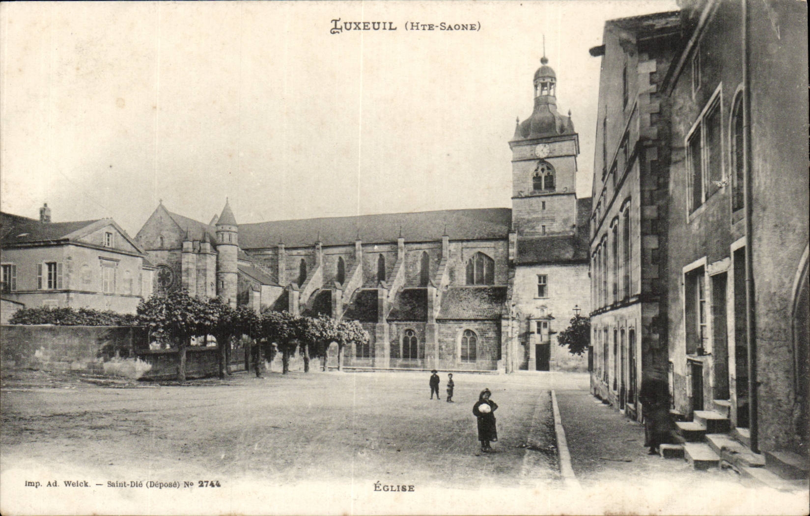LUXEUIL (HTE-SAONE) — ÉGLISE — Imp. Ad. Welck, Saint-Dié, N° 2744