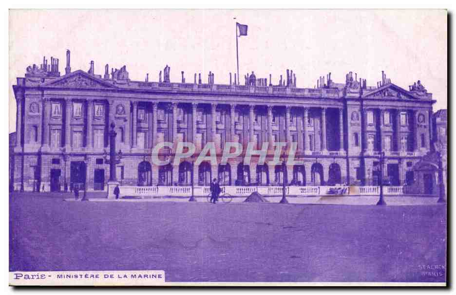 Paris CPA Ministere de la marine