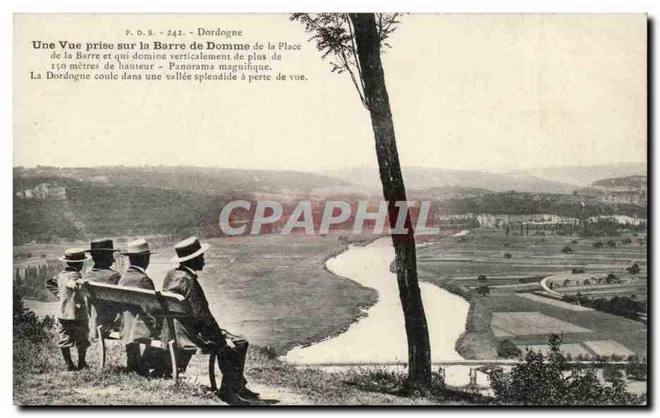 Vue sur la Barre de Domme — Dordogne — P.D.S. 242