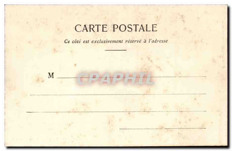 Sable CPA Vue du jardin de la ville — Rückseite