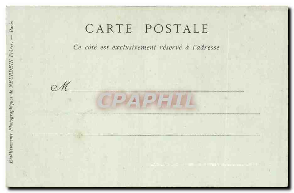 Angers CPA Vue generale prise du chateau — Rückseite