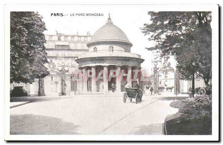 Parc CPA le parc monceau
