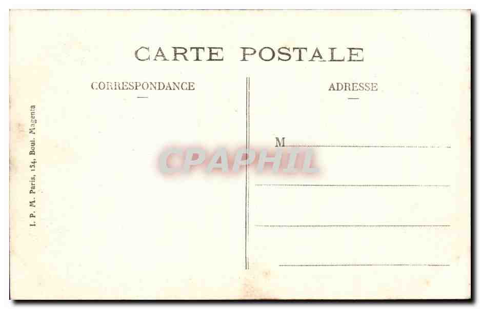 CPA Chateau de Clermont Creans La tour — Rückseite