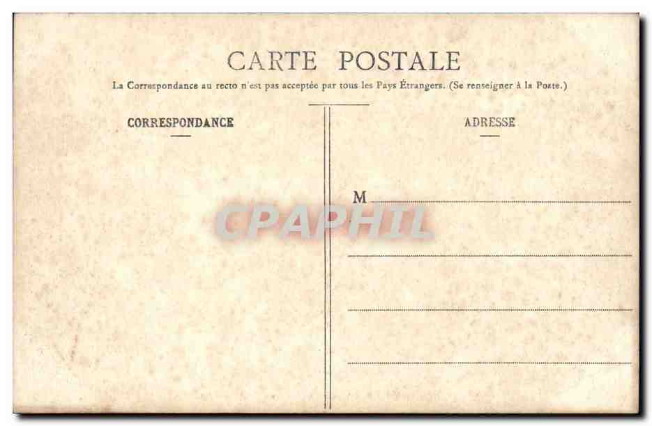 CPA Chateau de Condillac Oneida d'Armand de Blacons Comtesse d'Andigne — Rückseite