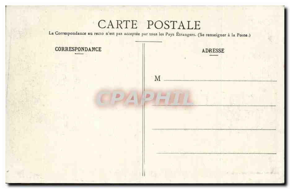 Gavarnie (Hautes-Pyrénées) — Grand Hôtel du Vignemale faisant face au cirque et cascades — Phototypie Labouche Frères, Toulouse — Rückseite