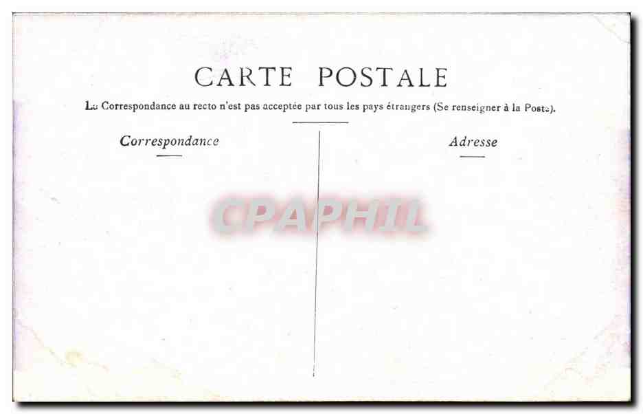 Paris CPA Boulevard et porte St DEnis — Rückseite