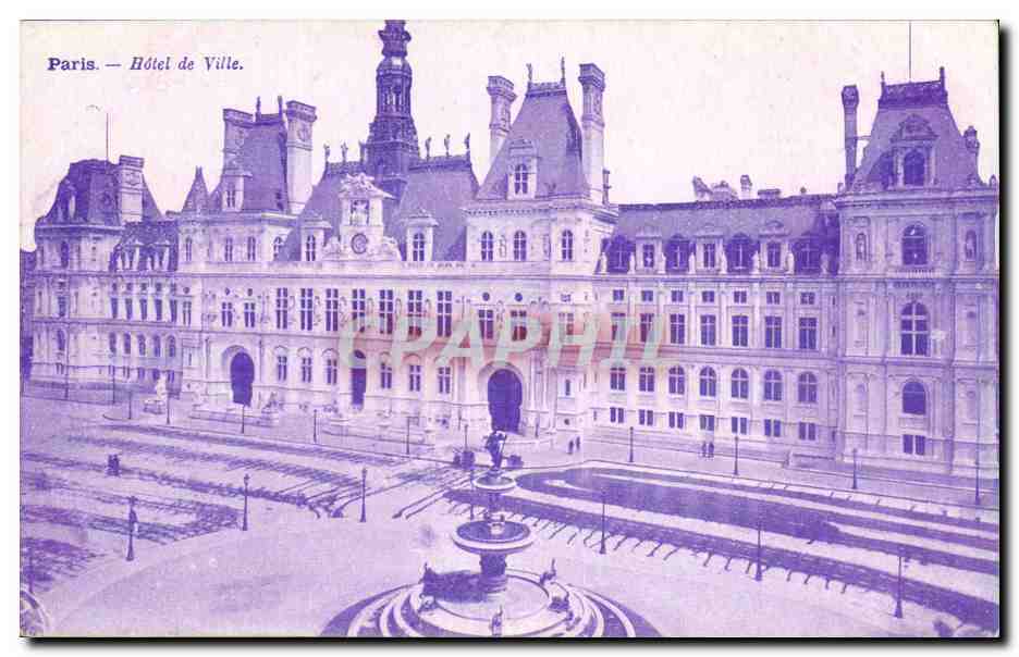 Paris CPA Hotel de ville