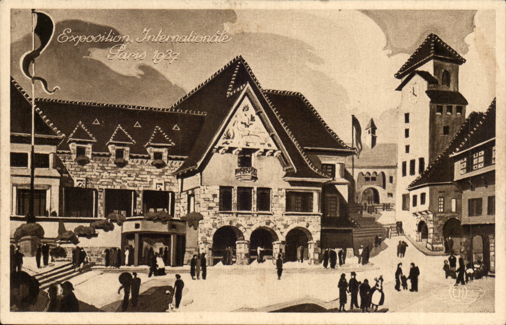 CPA Exposition internationale Paris 1937 