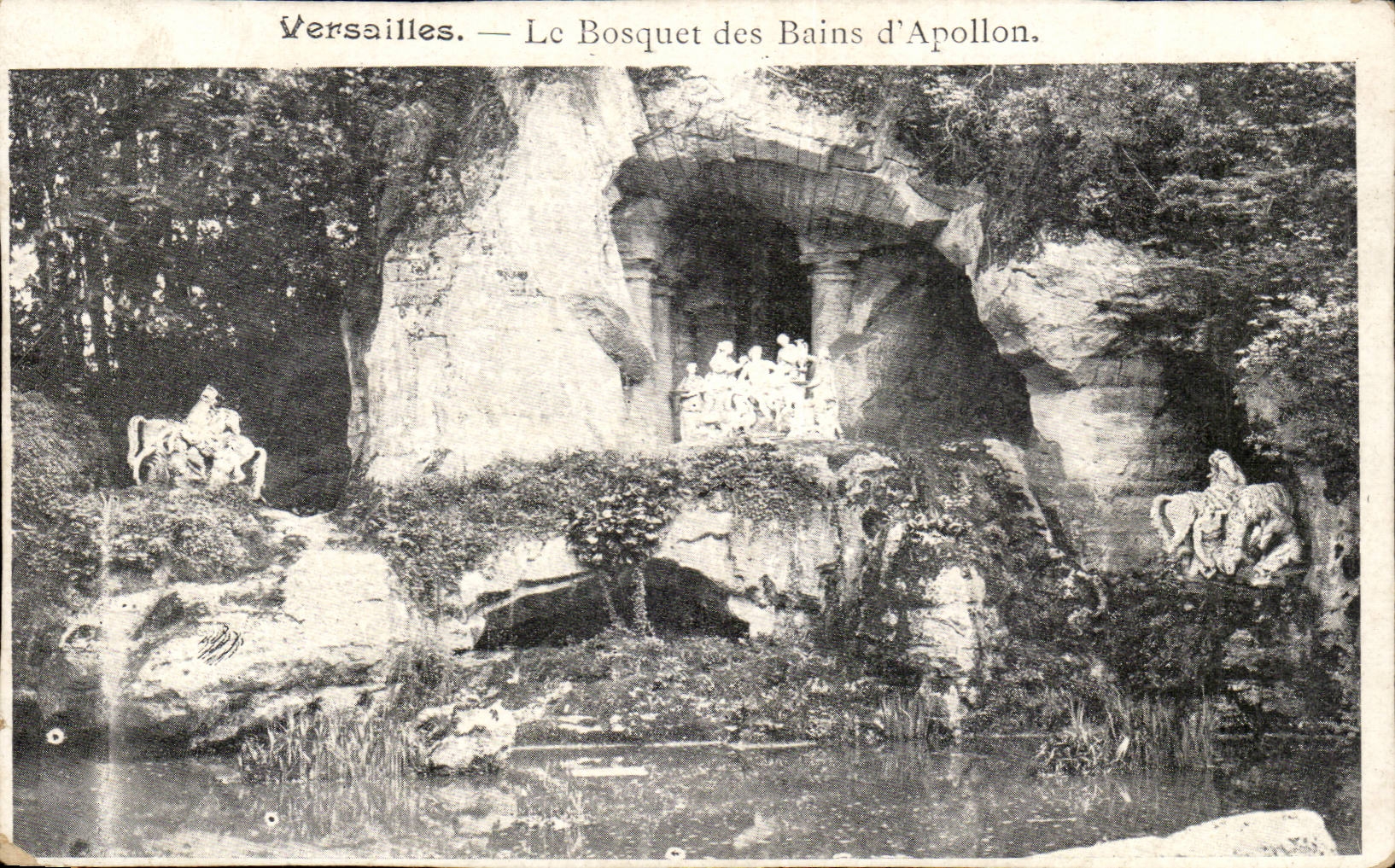 Versailles — Le Bosquet des Bains d'Apollon — Éditeur non identifié