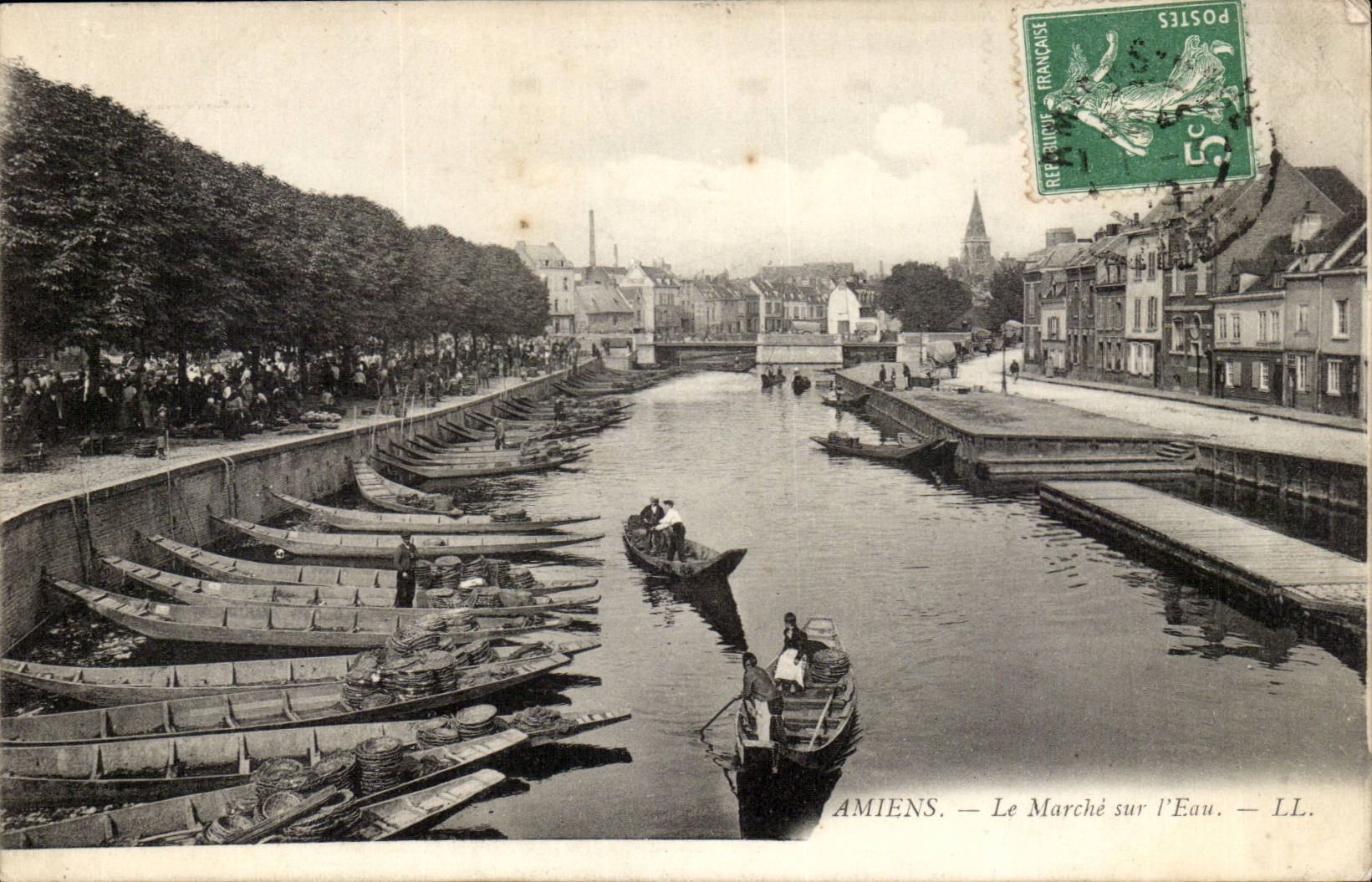 AMIENS — Le Marché sur l'Eau — LL.