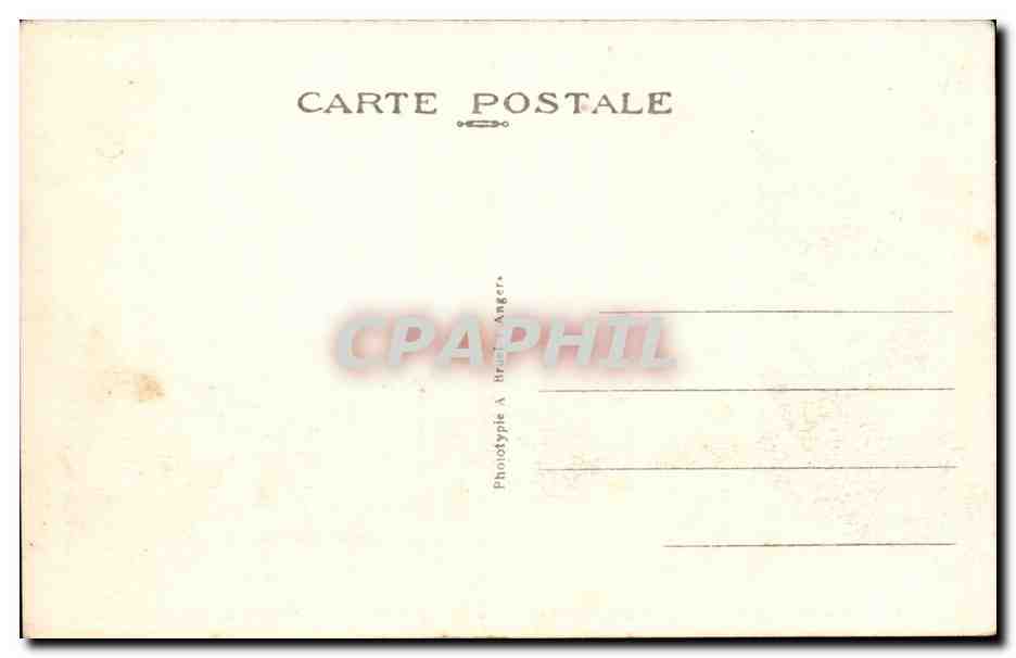 Chinon CPa Le chateau la tour de Boissy  — Rückseite