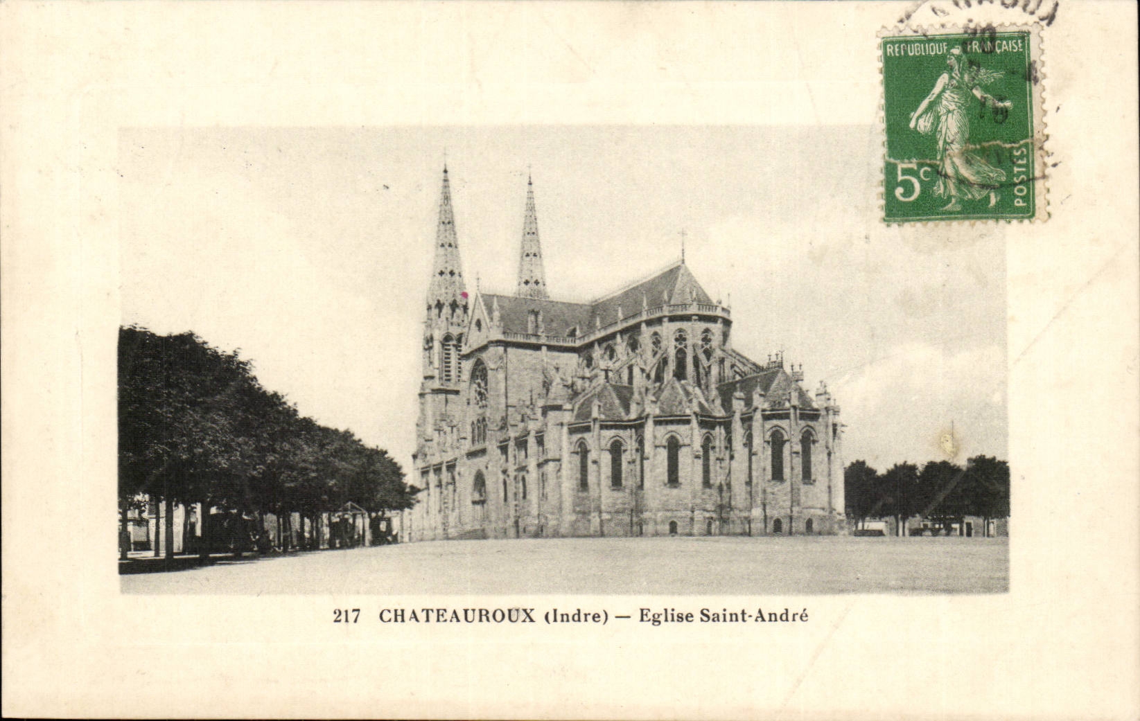 Chateauroux CPA Eglise Saint Andre