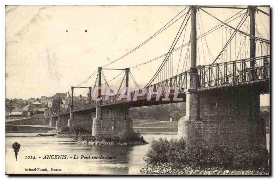Ancenis CPA Le pont sur la Loire