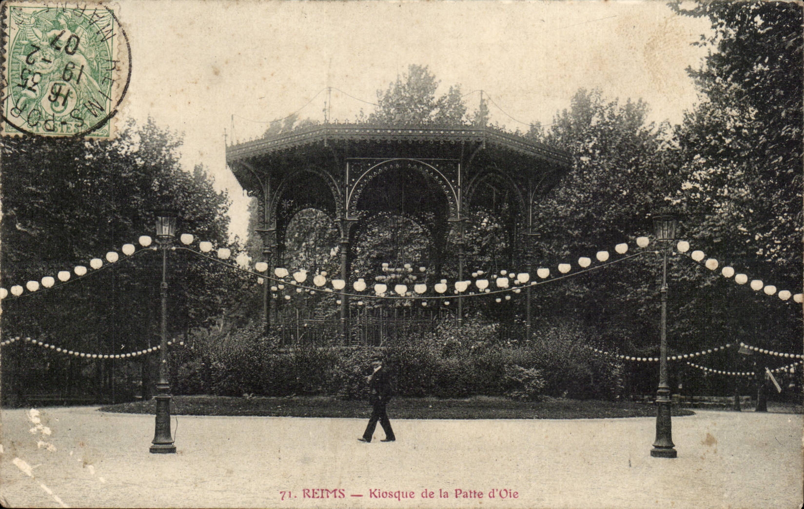 Reims — Kiosque de la Patte d'Oie — anonymer Verleger, Nr. 71