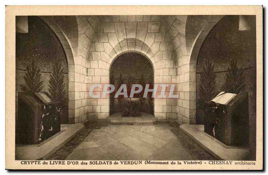 Crypte du Livre d'Or des Soldats de Verdun — Monument de la Victoire — Chesnay architecte