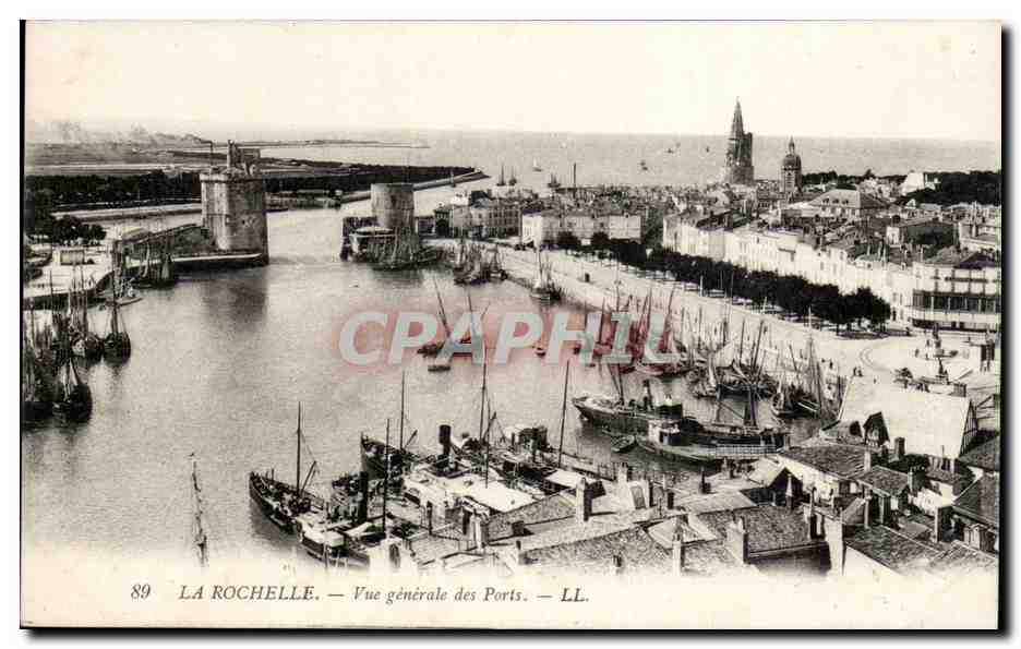 La Rochelle — Vue générale des Ports — LL.