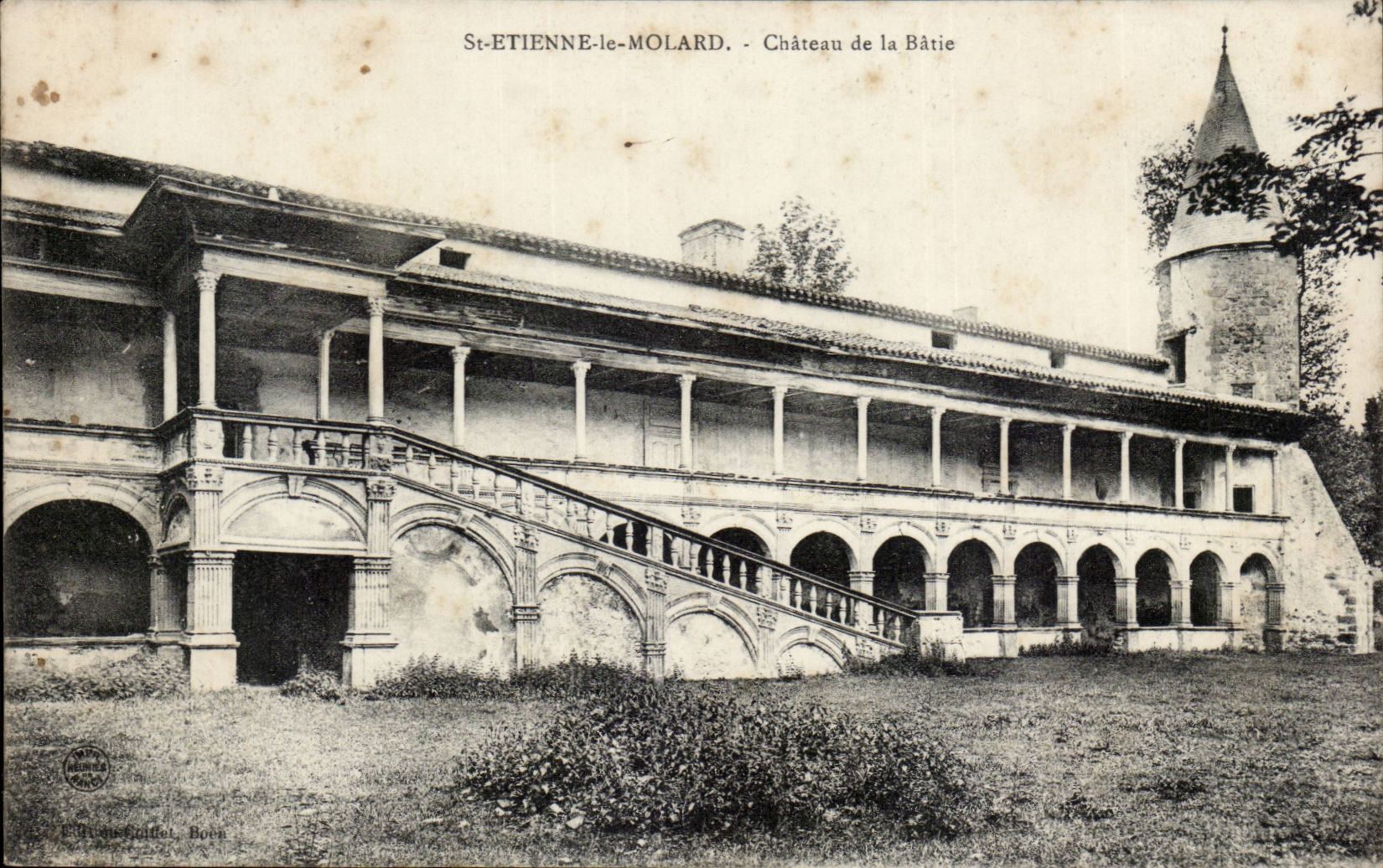 St-ETIENNE-le-MOLARD — Schloss La Bâtie — Éditions Gildet, Boen