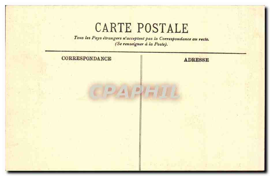 Auxerre CPA Les portails de la cathedrale — Verso