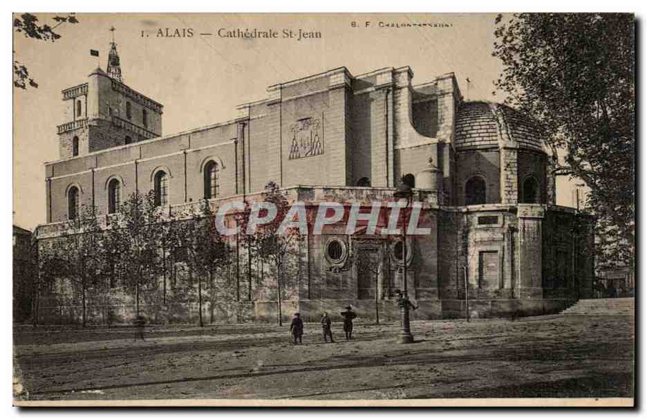 Alais CPA Cathedrale St Jean