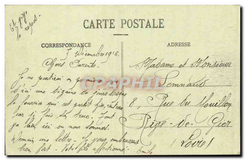 Amiens CPA Vue generale — Back