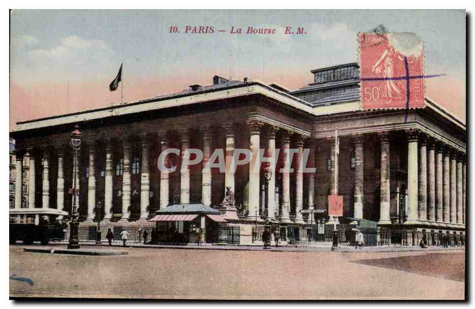 Paris CPA La Bourse