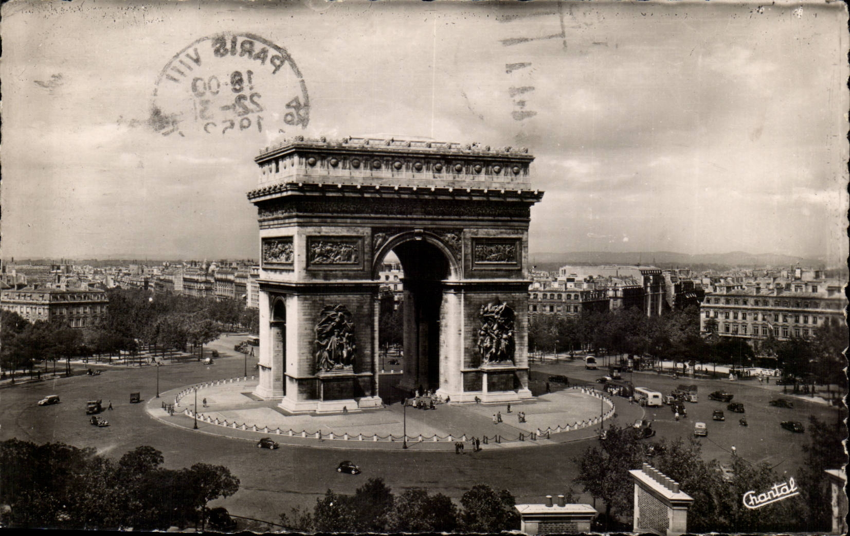 Paris CPA La place de l'Etoile