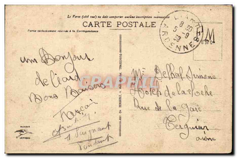 Metz - Moyen Pont et Eglise Reformee - CPA  — Verso