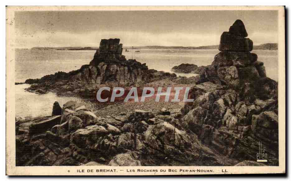 Ile de Brehat — Les Rochers du Bec Per-an-Nouan — LL