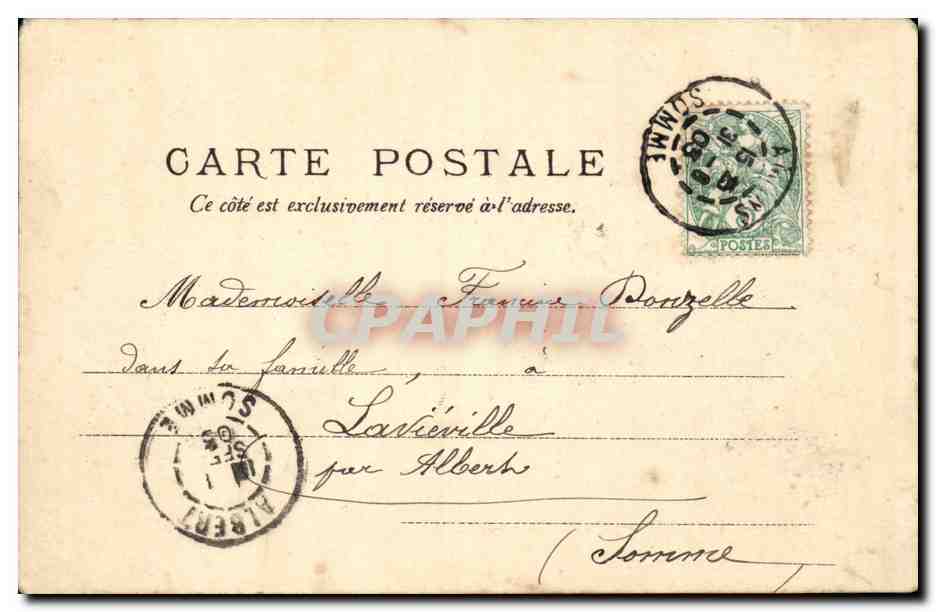 Rouen CPA Vue generale prise de Bonsecours — Rückseite