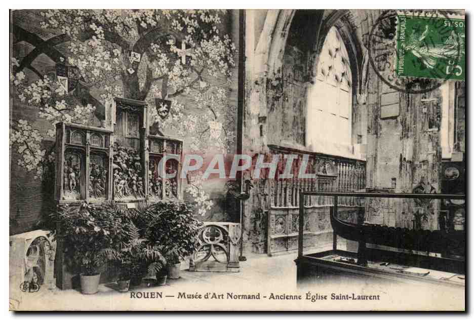 Rouen CPA Musee d'art Normand Ancienne eglise Saint Laurent